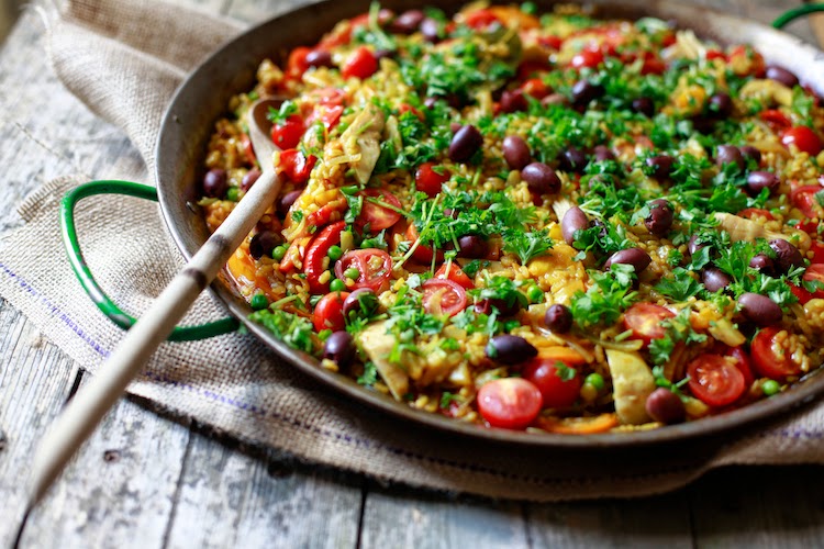 vegetable paella ottolenghi